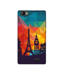 Amazon Brand - Solimo Designer Colored Paris UV Printed Soft Back Case Mobile Cover for Lyf Wind 7