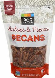 365 Everyday Value, Pecans, Halves & Pieces, 12 oz