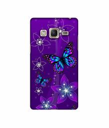 Amazon Brand - Solimo Designer Butterflies 3D Printed Hard Back Case Mobile Cover for Samsung Z3