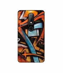 Amazon Brand - Solimo Designer Painting 3D Printed Hard Back Case Mobile Cover for Nokia 6.1 Plus