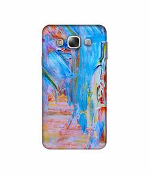 Amazon Brand - Solimo Designer Light Multicolor Canvas 3D Printed Hard Back Case Mobile Cover for Samsung Galaxy E5