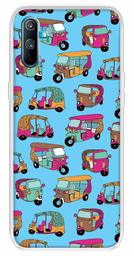 Amazon Brand - Solimo Designer Multicolor Auto Blue Pattern Printed Soft Back Case Mobile Cover for Realme C3