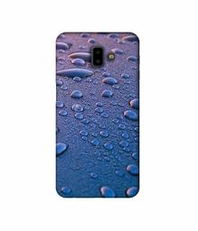 Amazon Brand - Solimo Designer Water Drops 3D Printed Hard Back Case Mobile Cover for Samsung Galaxy J6 Plus