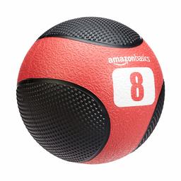 AmazonBasics Double Grip Type Medicine Ball, 8-lb (Renewed)