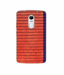 Amazon Brand - Solimo Designer Red and Purple Brick 3D Printed Hard Back Case Mobile Cover for Lenovo Vibe X3