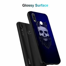 Amazon Brand - Solimo Designer Beard Skull Printed Hard Back Case Mobile Cover for Oppo F9 Pro (D1189)