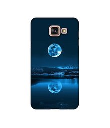 Amazon Brand - Solimo Designer Moon Pattern Print UV Printed Soft Back Case Mobile Cover for Samsung Galaxy A7 (2016)