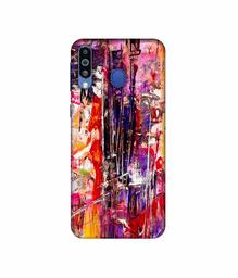 Amazon Brand - Solimo Designer Mashup of Multicolor 3D Printed Hard Back Case Mobile Cover for Samsung Galaxy M21