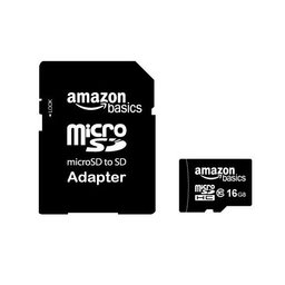 Amazon Basics Micro SDHC Card GB Class with SD Adapter