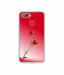 Amazon Brand - Solimo Designer Red Roses UV Printed Soft Back Case Mobile Cover for Itel A46