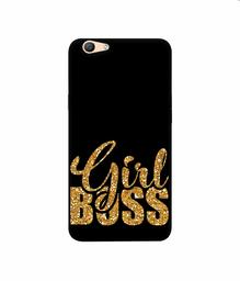 Amazon Brand - Solimo Designer Sparkle Girl Boss 3D Printed Hard Back Case Mobile Cover for Oppo F1s