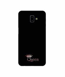 Amazon Brand - Solimo Designer Queen 3D Printed Hard Back Case Mobile Cover for Samsung Galaxy J6 Plus