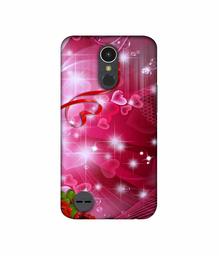 Amazon Brand - Solimo Designer Love UV Printed Soft Back Case Mobile Cover for LG K10 (2017)