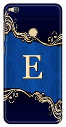 Amazon Brand - Solimo Designer Blue Pattern Alphabet-E 3D Printed Hard Back Case Mobile Cover for Huawei Honor 8 Lite