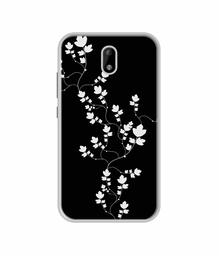 Amazon Brand - Solimo Designer Color Flowers UV Printed Soft Back Case Mobile Cover for Itel A23