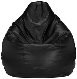 Amazon Brand - Solimo XXXL Bean Bag Cover Without Beans (Black)