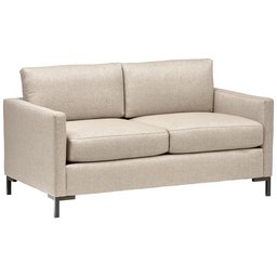 Amazon Brand – Rivet Edgewest Low Back Modern Loveseat, 65