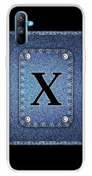 Amazon Brand - Solimo Designer Multicolor Button Jeans Alphabet-X Printed Soft Back Case Mobile Cover for Realme C3