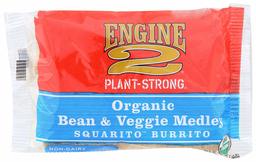 ENGINE 2 Organic Bean And Veggie Medley Squarito, 6 OZ