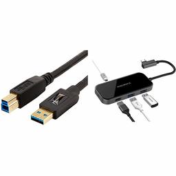 AmazonBasics - Cabo USB 3.0 tipo A para tipo B