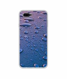 Amazon Brand - Solimo Designer Water Drops UV Printed Soft Back Case Mobile Cover for Oppo A3S