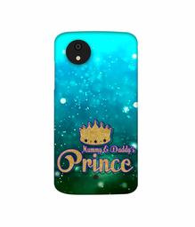 Amazon Brand - Solimo Designer Mummy & Daddy's Prince 3D Printed Hard Back Case Mobile Cover for Micromax Canvas A1