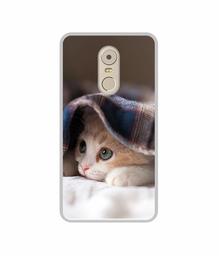 Amazon Brand - Solimo Designer Sleepy Kitten UV Printed Soft Back Case Mobile Cover for Lenovo K6 Note