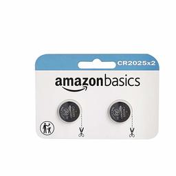 (Renewed) AmazonBasics CR2025 Lithium Coin Cell, 2-Pack