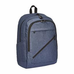 AmazonBasics - Zaino antifurto, resistente, per pc fino a 43 cm, blu navy