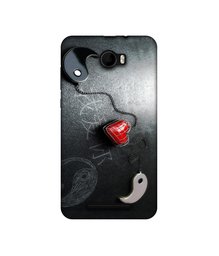 Amazon Brand - Solimo Designer Chinnese Yin and Yang UV Printed Soft Back Case Mobile Cover for Karbonn K9 Viraat