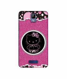 Amazon Brand - Solimo Designer Kitty with Glitter UV Printed Soft Back Case Mobile Cover for Gionee P7 Max