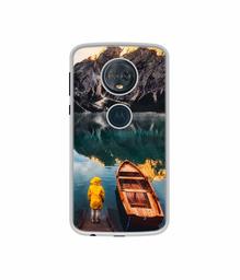 Amazon Brand - Solimo Designer Lake View UV Printed Soft Back Case Mobile Cover for Motorola Moto G6 Plus