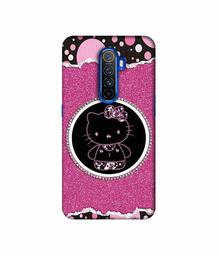 Amazon Brand - Solimo Designer Kitty with Glitter 3D Printed Hard Back Case Mobile Cover for Oppo Reno Ace/Realme X2 Pro