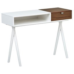 Amazon Brand – Rivet Modern Cross Legged Home Office Computer Desk Console, 42