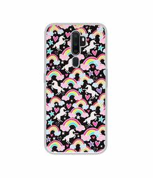 Amazon Brand - Solimo Designer Unicorn Texture UV Printed Soft Back Case Mobile Cover for Oppo A5 (2020)