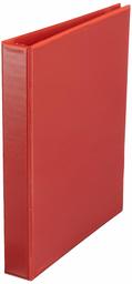 AmazonBasics 1-Inch Round Ring Binder, Red, View, 12-Pack