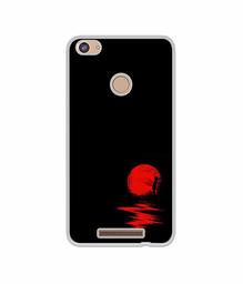 Amazon Brand - Solimo Designer Red Moon UV Printed Soft Back Case Mobile Cover for Comio P1 4G