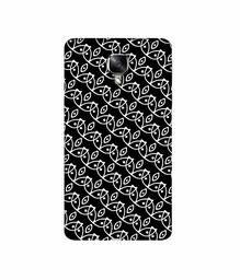 Amazon Brand - Solimo Designer White Pattern 3D Printed Hard Back Case Mobile Cover for OnePlus 3 / OnePlus 3T