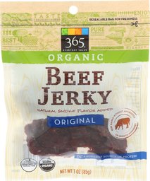 365 Everyday Value, Organic Beef Jerky, Original Flavor, 3 oz