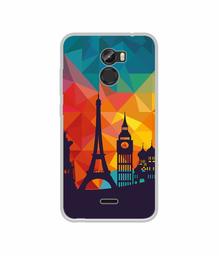 Amazon Brand - Solimo Designer Colored Paris UV Printed Soft Back Case Mobile Cover for Gionee X1