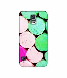 Amazon Brand - Solimo Designer Wax Color 3D Printed Hard Back Case Mobile Cover for Samsung Galaxy S5 i9600