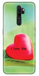 Amazon Brand - Solimo Designer Heart Design 3D Printed Hard Back Case Mobile Cover for Oppo A5 (2020)