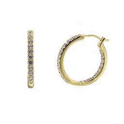 [Find] Amazon Collection K Gold Clear Round Cut Cubic Zirconia bikkuzirukoniainsaidoautohu-puiyaringu Binaural Headset for Hoop Earrings jee10010 _ 5nncl00qd00 