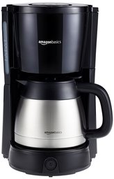 AmazonBasics Filter Coffee Maker, 8 Cup Power: 1000 W Vacuum Flask (1 Litre)