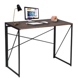 UMI. by Amazon Computer Desk,Modern Simple Study Desk,Folding Laptop Table for Home Office,39.4 * 19.7 * 28.3 Inches