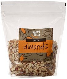 Amazon Brand - Happy Belly Sliced Almonds, 30 ounce