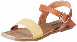 Flavia Women's Yellow Fashion Sandals-9 UK (41 EU) (10 US) (FL/211/YLW)