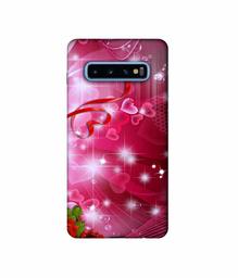 Amazon Brand - Solimo Designer Love 3D Printed Hard Back Case Mobile Cover for Samsung Galaxy S10 Plus