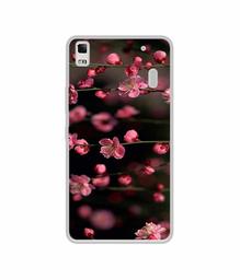 Amazon Brand - Solimo Designer Pink Flowers UV Printed Soft Back Case Mobile Cover for Lenovo K3 Note / A7000