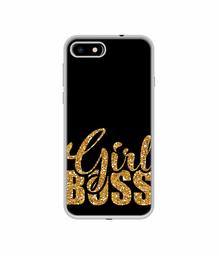 Amazon Brand - Solimo Designer Sparkle Girl Boss UV Printed Soft Back Case Mobile Cover for Micromax Canvas 1 2018